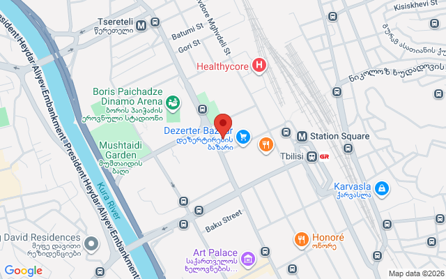 Карта расположения