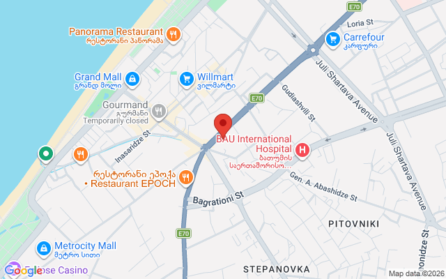 Карта расположения