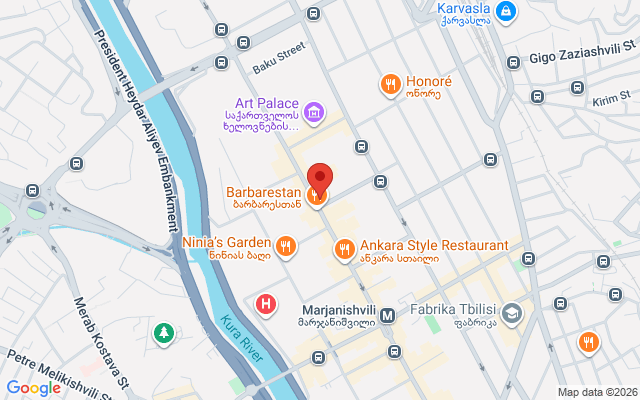 Карта расположения