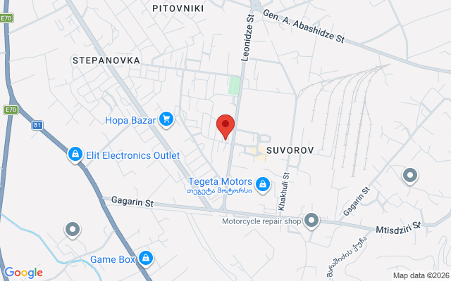 Карта расположения