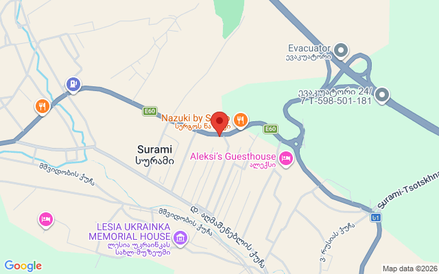 Карта расположения