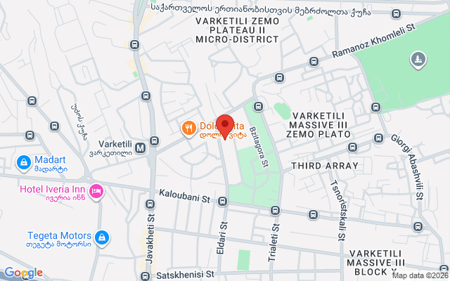 Карта расположения