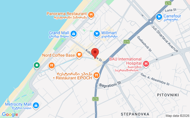 Карта расположения