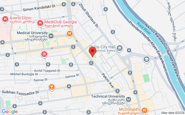 Карта расположения