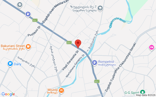 Карта расположения