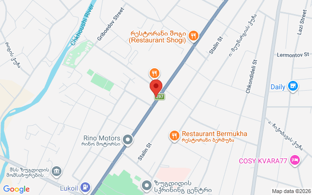Карта расположения