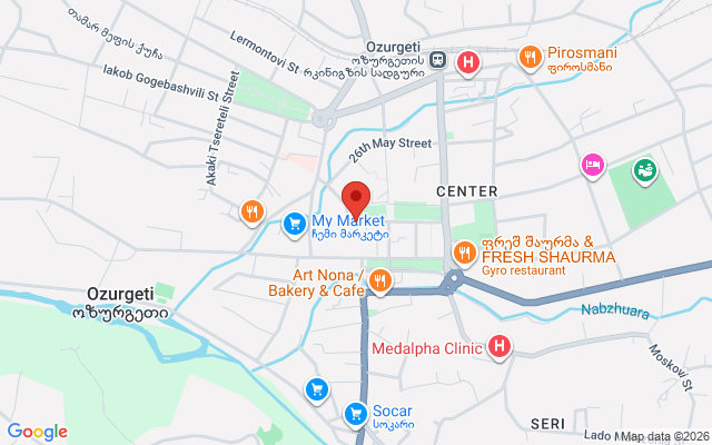Карта расположения