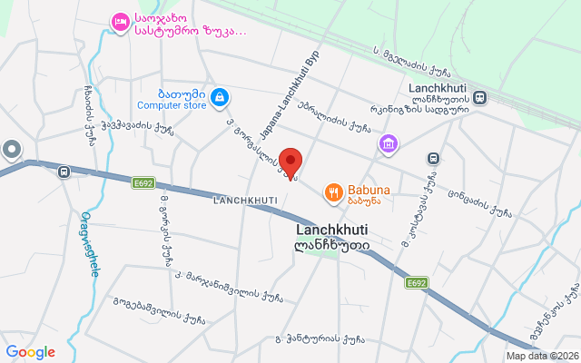 Карта расположения