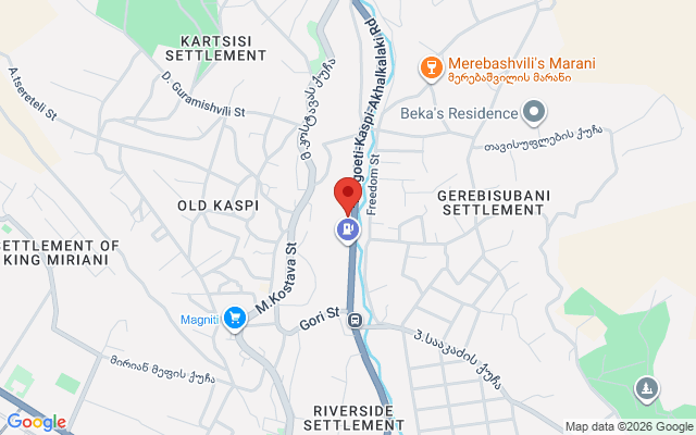 Карта расположения