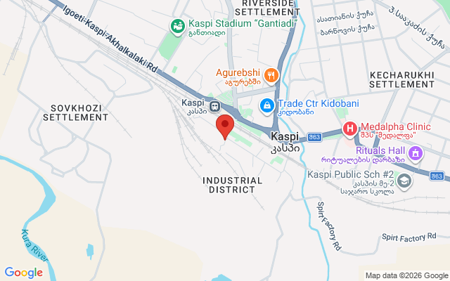 Карта расположения