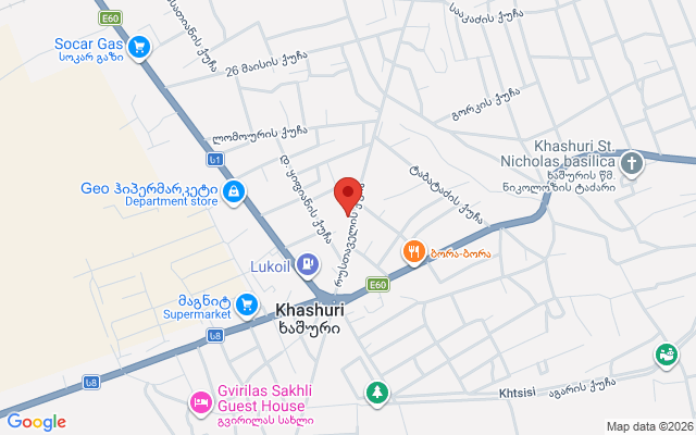 Карта расположения