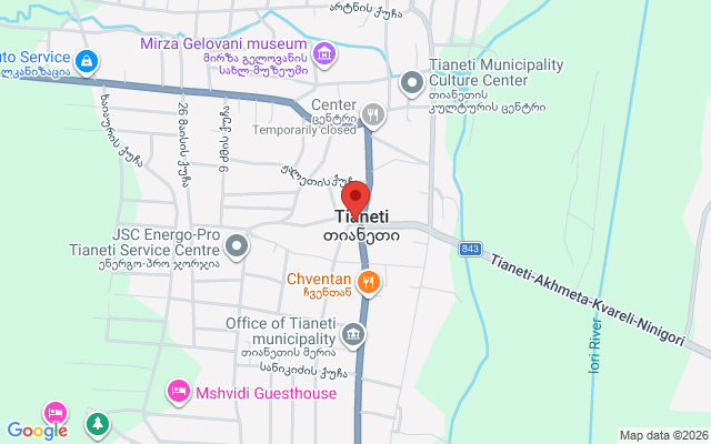 Карта расположения