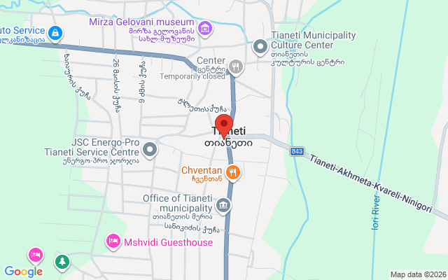 Карта расположения