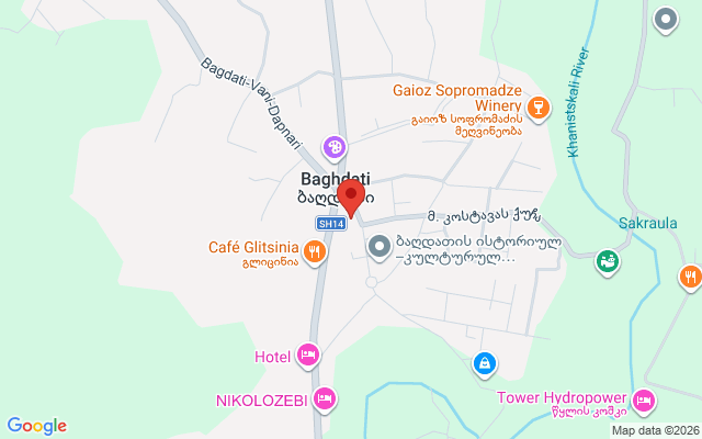 Карта расположения