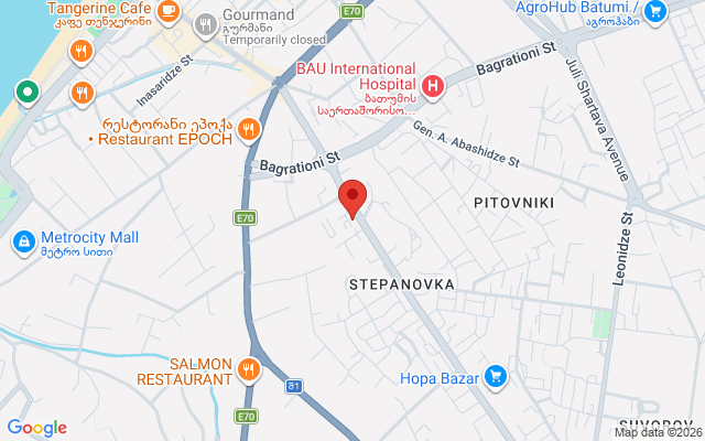 Карта расположения