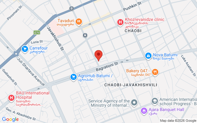 Карта расположения