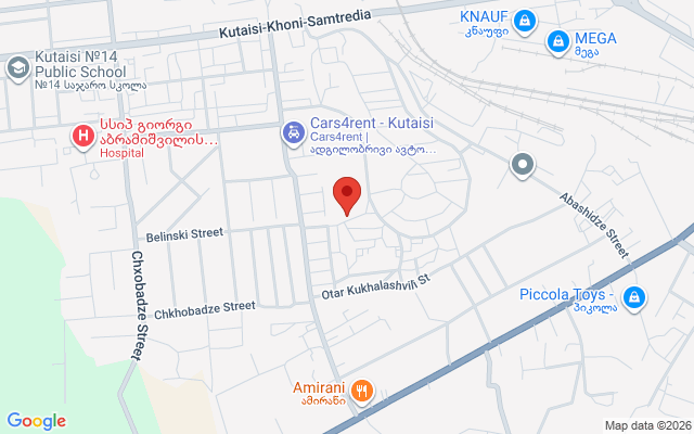 Карта расположения