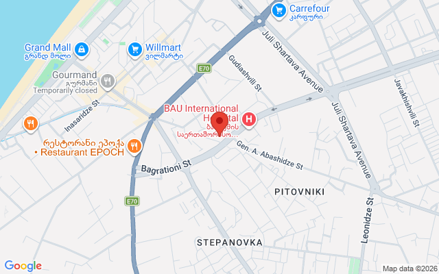 Карта расположения