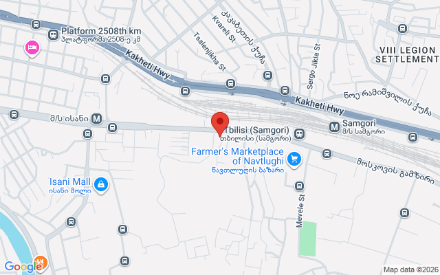 Карта расположения