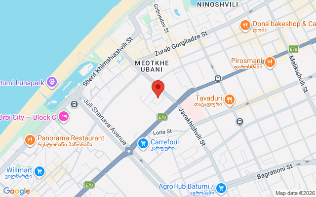 Карта расположения