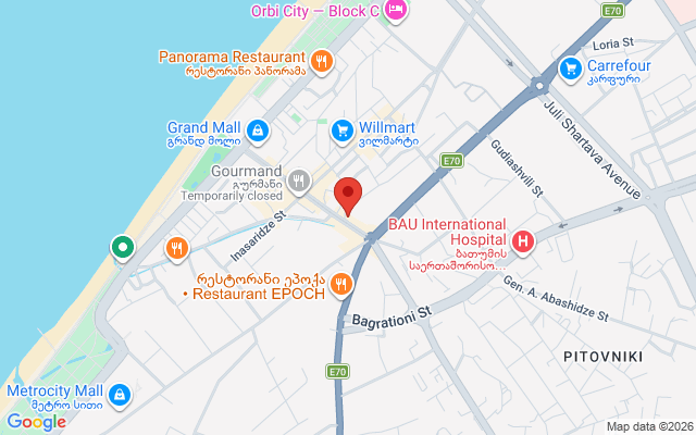 Карта расположения