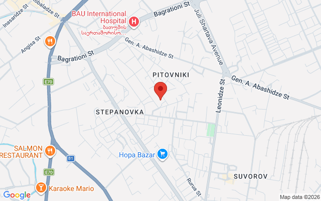 Карта расположения