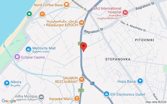 Карта расположения