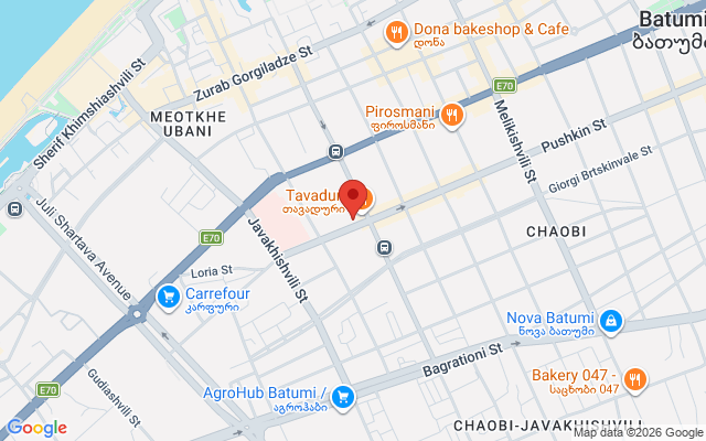 Карта расположения