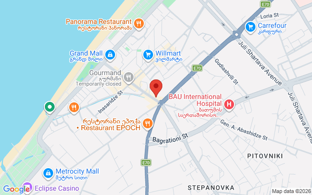Карта расположения