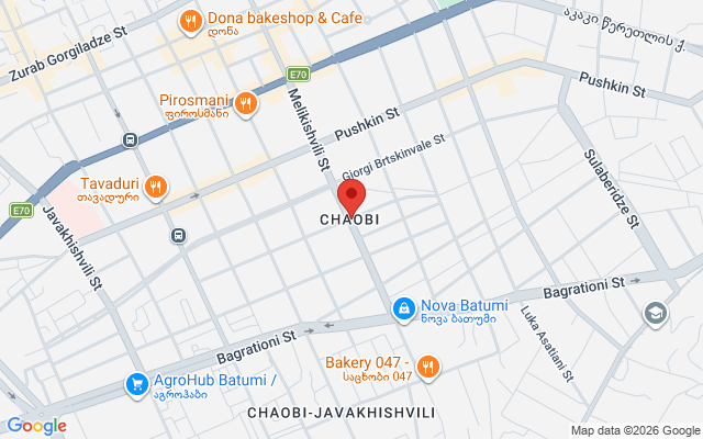 Карта расположения