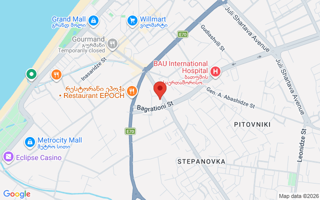 Карта расположения