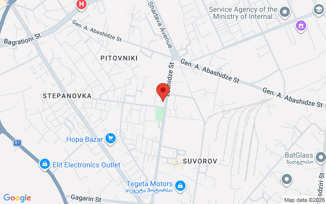 Карта расположения
