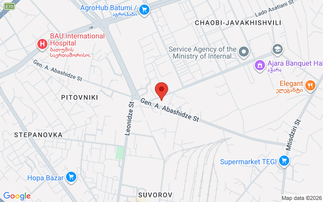 Карта расположения