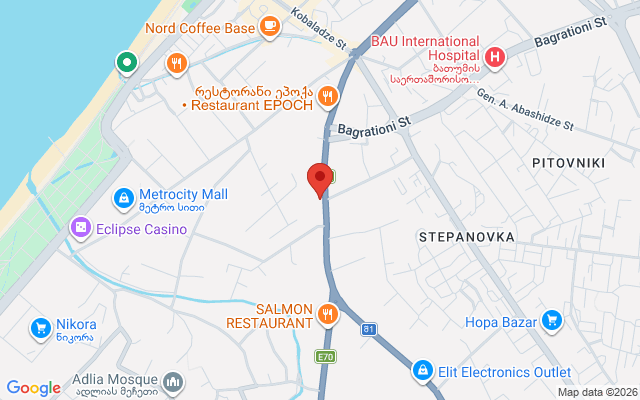 Карта расположения