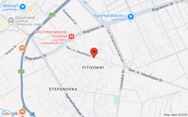 Карта расположения
