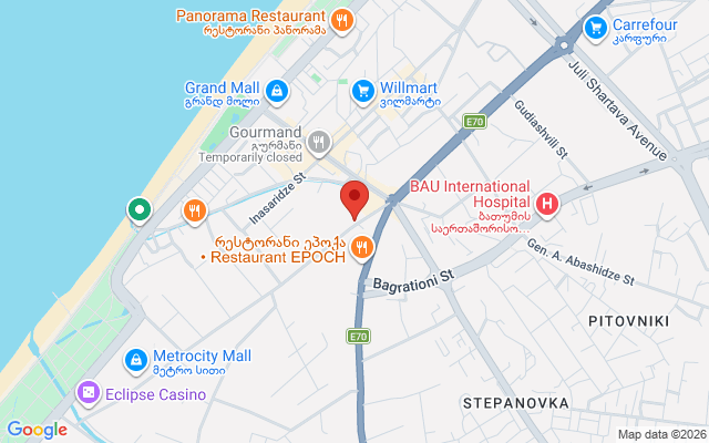 Карта расположения