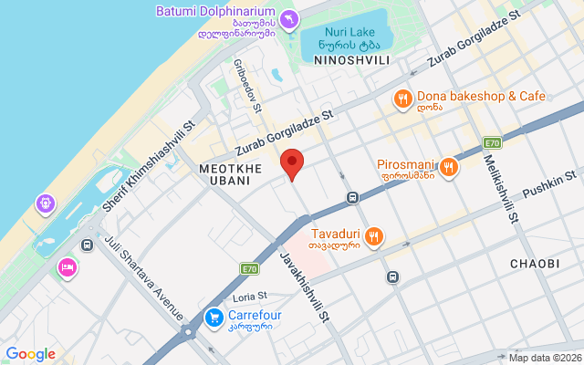 Карта расположения