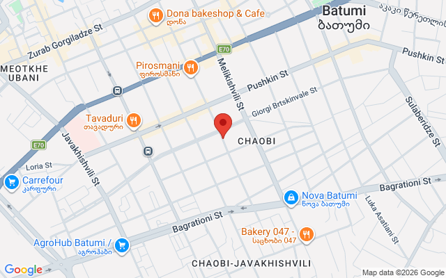Карта расположения