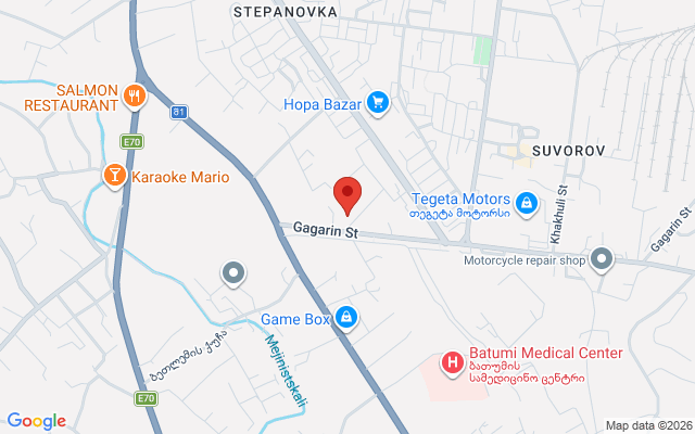 Карта расположения