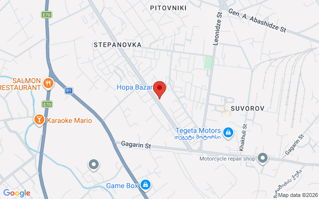 Карта расположения