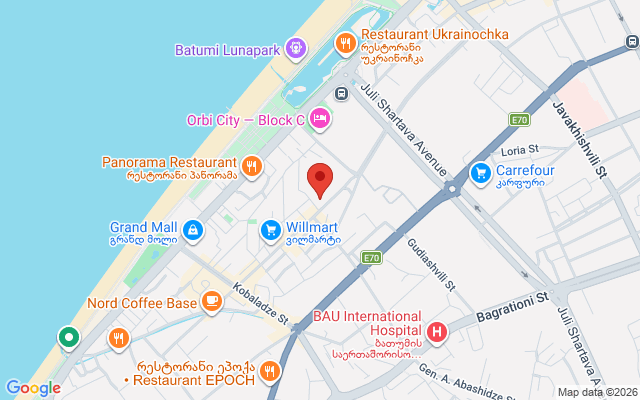 Карта расположения