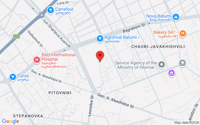 Карта расположения
