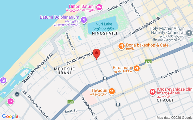 Карта расположения