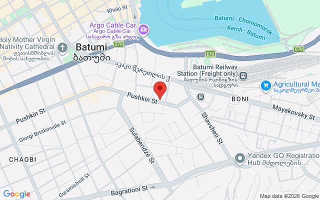 Карта расположения