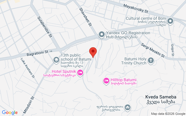Карта расположения
