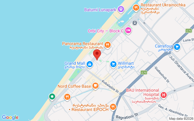 Карта расположения