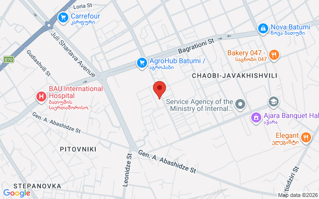 Карта расположения