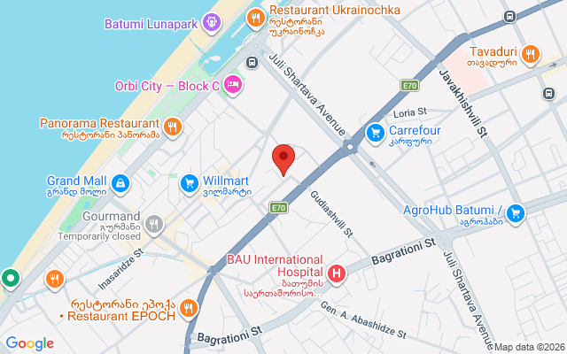 Карта расположения