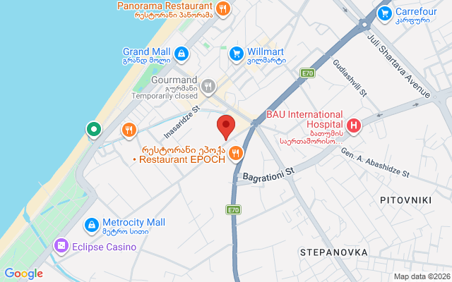 Карта расположения