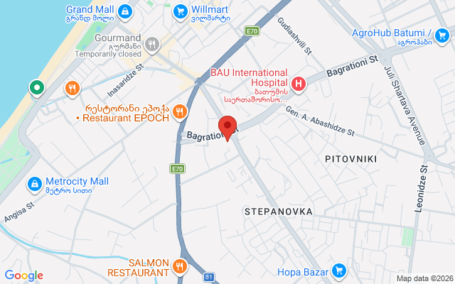 Карта расположения